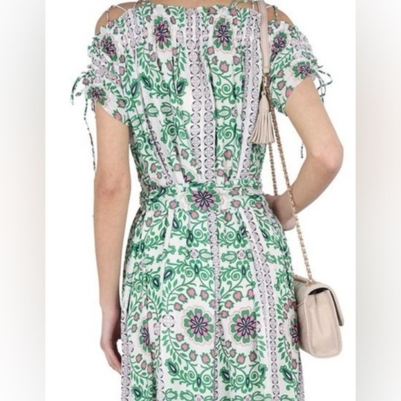 Tory Burch Floral Dress Runway Runway Midi Celeb Garden Party Asilomar Small - Picture 3 of 7